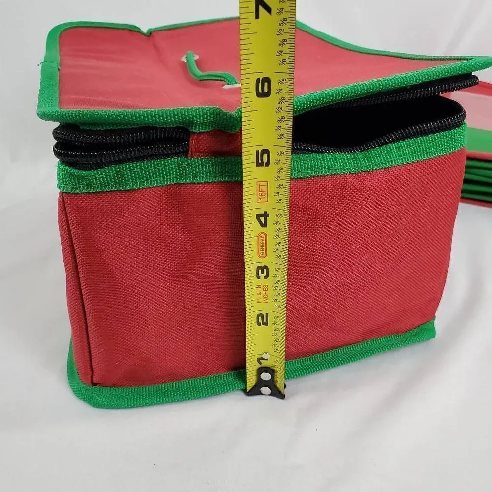Rubbermaid Split Soft-Case collapsable Household Organizers, red/Green